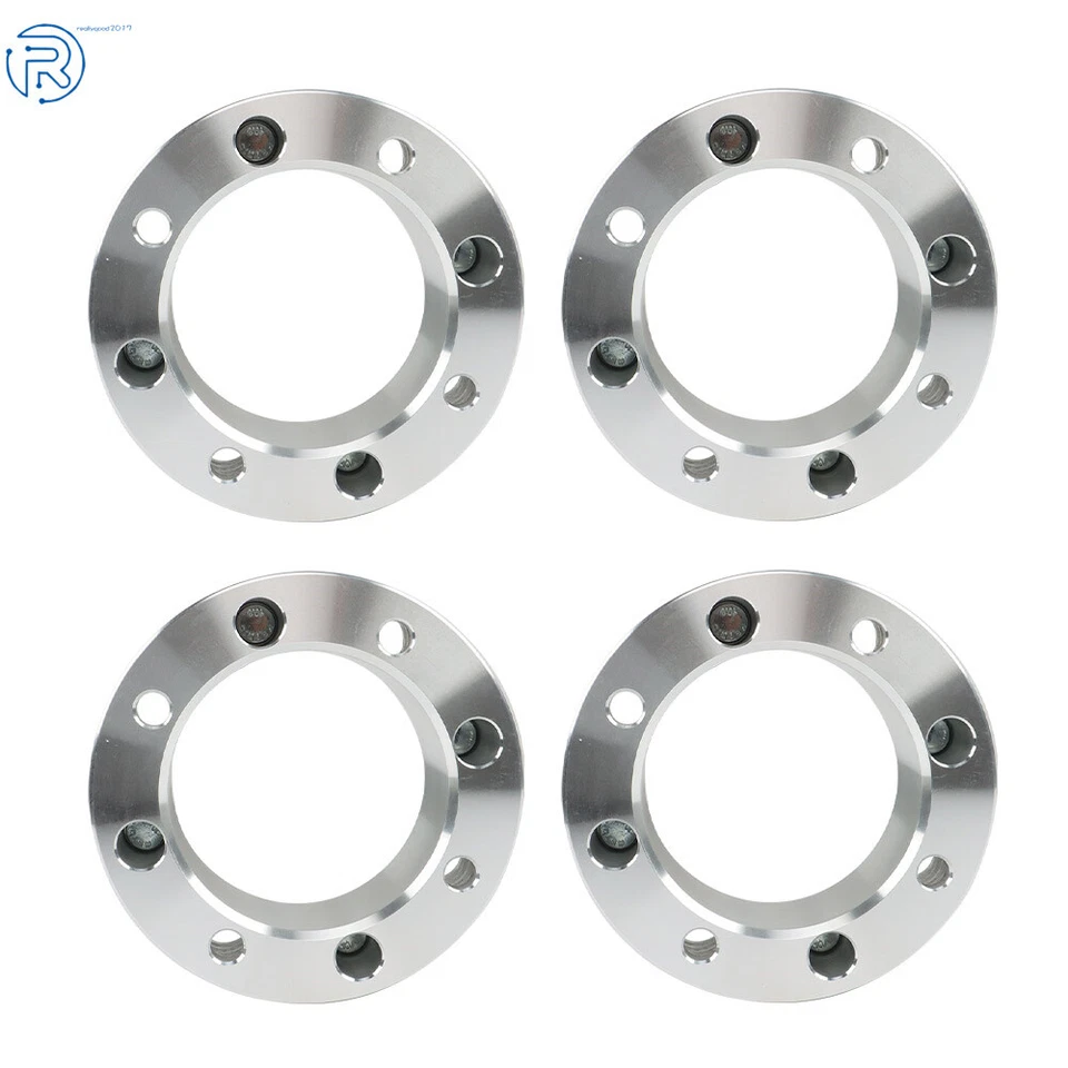 For Can-Am Outlander Renegade 4×137 2" 110mm M10×1.25 4Pcs Silver Wheel Spacers - Image 2 of 4