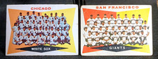 1960 Topps 3rd Series Checklist * #151 Giants, #208 White Sox - Willie Mays - PR