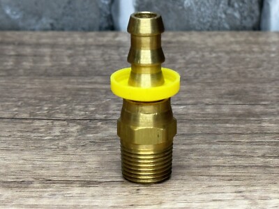 Dixon Valve & Coupling 2710606C Barb X Thread 3/8 In Hose I.D, 3/8''-18 Thread