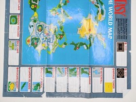 Final Fantasy 1990 Nintendo NES World Map / Enemy Chart NES-FF-USA(B)