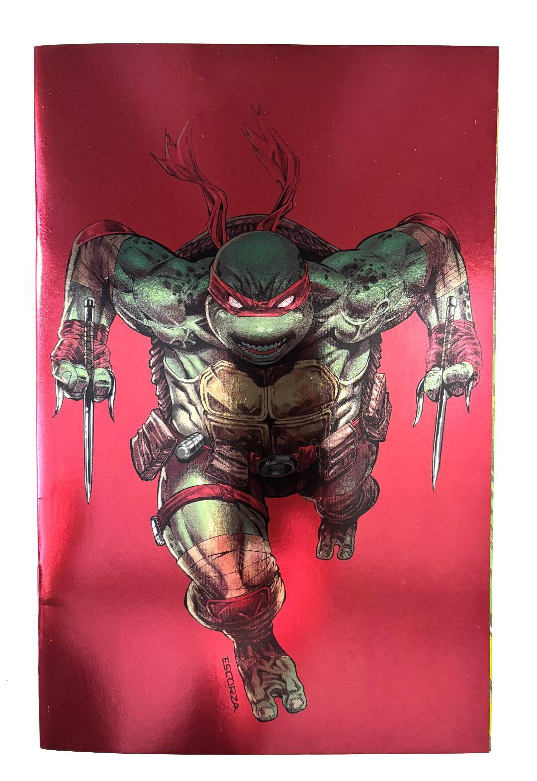 TMNT #1 SDCC Virgin Foil Raphael Variant by Isaac & Esau Escorza VF+