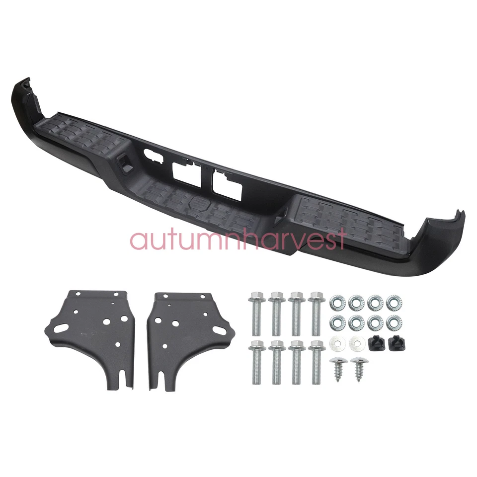 Conjunto completo de parachoques trasero sin orificio de sensor para Toyota Tacoma 2016-2023 Foto 4 de 4