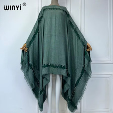 Summer Dress Tie-Dyed Sexy Dress Women Elegant Robe Middle East Female Kaftan Ab