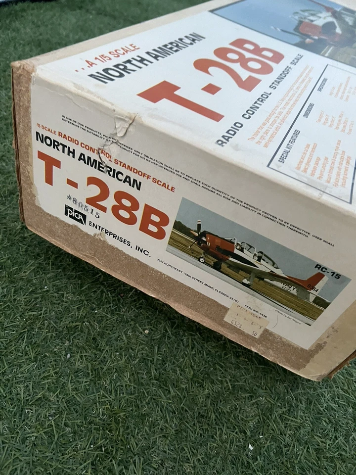 Rare r/c Pica 1/5 NORTH AMERICA T-28B kit NOS. New - Image 4 of 4
