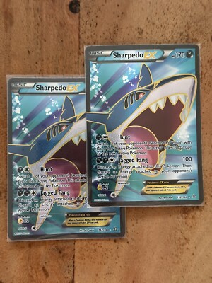 Sharpedo EX - 152/160 - Full Art Ultra Rare Primal Clash - Pokemon Card -  MT HOL
