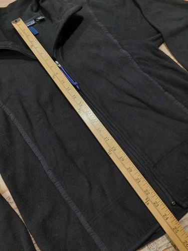 Suéter Patagonia polar cremallera completa chaqueta negra talla mediana para mujer - Imagen 6 de 6