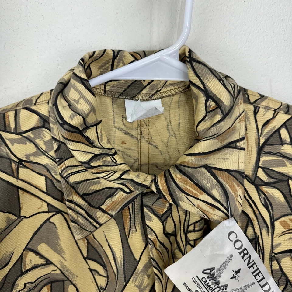 Vintage NWT Cornfield Camouflage Hunting Jumpsuit Coveralls Small New Rare Camo - Image 4 of 4