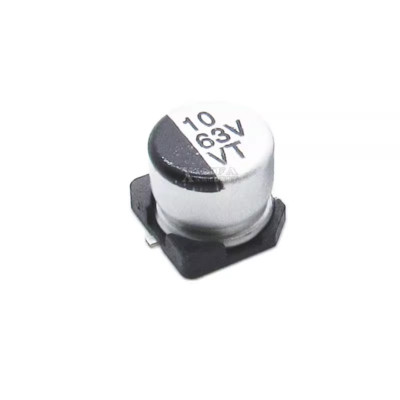 100PCS NEW Chip aluminum electrolytic capacitor 63V10UF 6.3*5.4 #YX