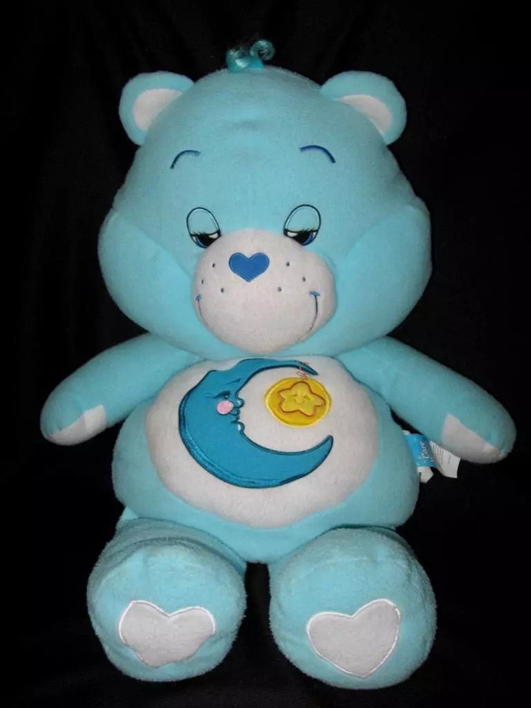 BEDTIME BEAR CARE BEAR Blue Moon Large Jumbo 30