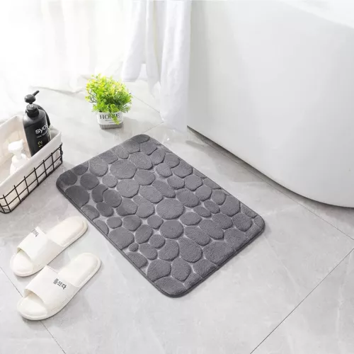 Tappetino da Bagno Super Assorbente Morbido Memory Foam Antiscivolo Bagno Doccia Tappeto - Foto 8 di 17