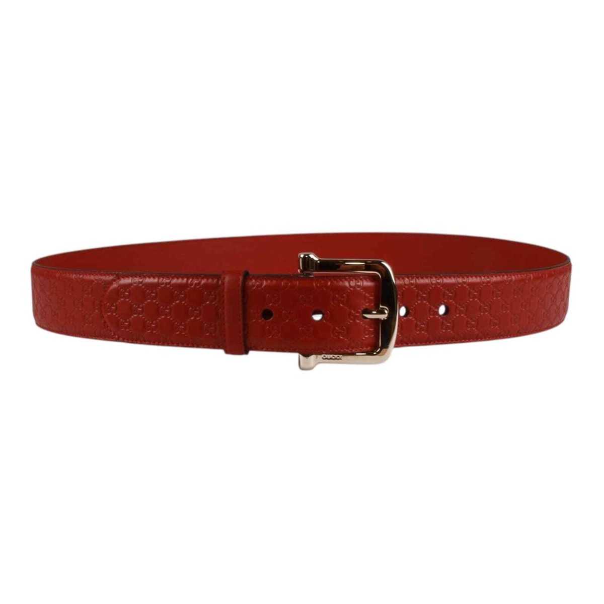 Authentic Gucci Micro Guccissima Belt red leather | eBay display picture 2