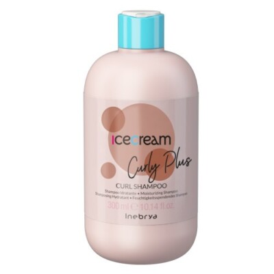 Inebrya Ice Cream Curl Shampoo for Curly and Permed Hair 300 ml./10.1 fl.oz.