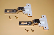 2 Mini Euro 26mm Concealed Inset Self Closing Hinges: Kitchen Cupboard Wardrobe