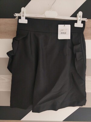 Damen Minirock kurz Sandro Gr. 1 schwarz