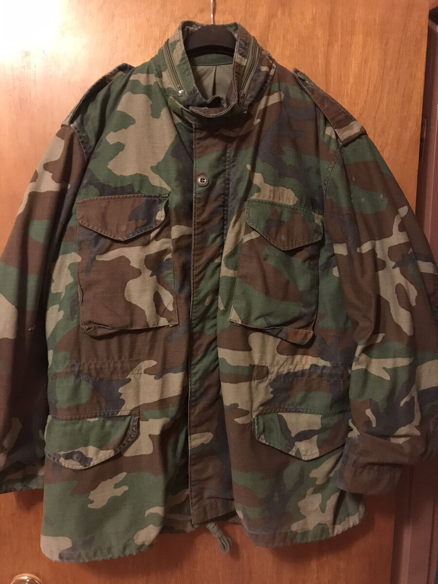Golden Mfg M-65 Field Jacket Woodland Camo Large Regular Golden Mfg M-65 Field Jacket Woodland Camo Large Regular