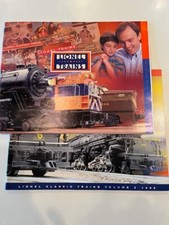 LIONEL TRAINS - 1999 - VOLUME 1 Legendary VOLUME 2 Classic Catalogs