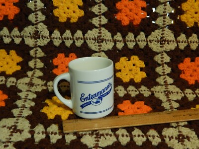 Entenmann's Bakery ~ Ceramic White/Blue Store Front Mug ~ Ltd Promo Coffee Cup