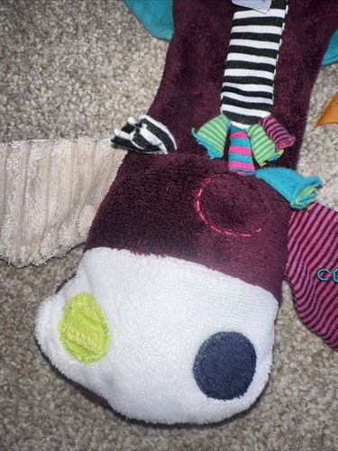 Mamas and & Papas soft Toy Comforter Cow beanie blankie flat 15” Rare❤️ - Picture 5 of 8