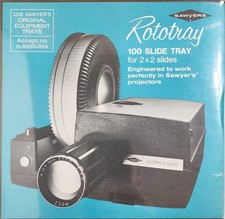 Sawyer's Rototray Projector Slide Tray 100 2x2 Brand New Sealed Vintage