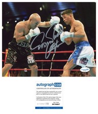 BOXING CHAMPION JESSE JAMES LEIJA SIGNED AUTOGRAPH 8x10 PHOTO PIC GATTI ACOA