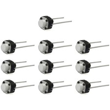 Tactile Push Button Switch 10PCS 2 Pin 6x6x5mm DIP Round Micro Switch Tact Switc
