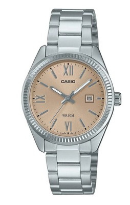 Casio LTP-1302DD-4A2 Women's Standard Stainless Steel Sun Ray Dial Analog Watch