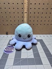 TeeTurtle Reversible Octopus Plush Dark Blue Ocean Day Night Plushie 2021 6  WT