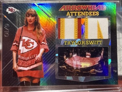 Taylor Swift  Custom - Relics  6/10 Arrowhead Attendees.  3colors.