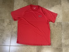 Under Armour The Tech Tee Short Sleeve Shirt Men's Sz XL Red Performance