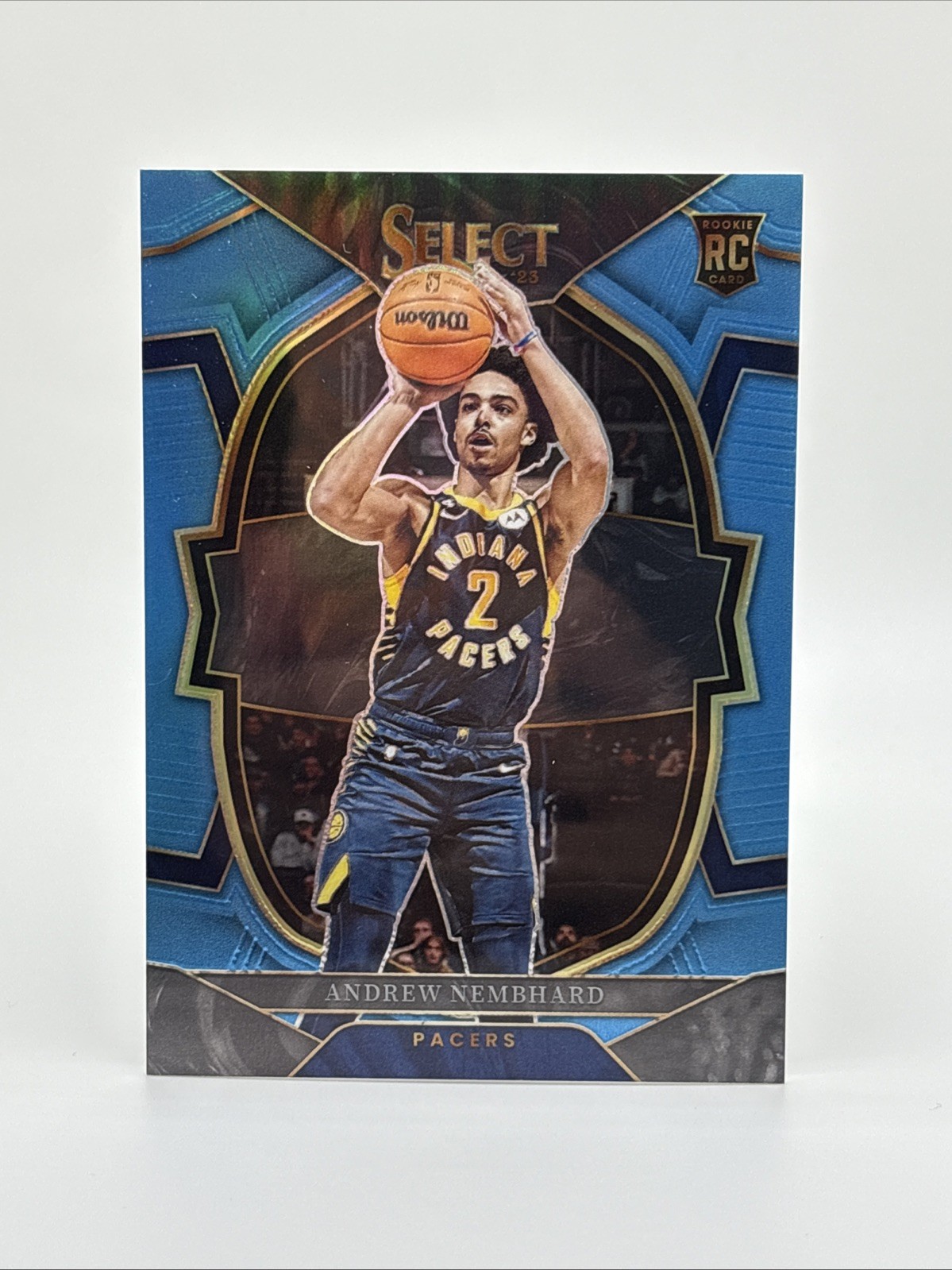 2022-23 Panini Select #77 Andrew Nembhard Light Blue Prizms #/299