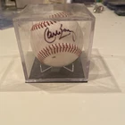 Carlos Baegra Signed Baseball  New York Mets 2nd baseman 1990-1999