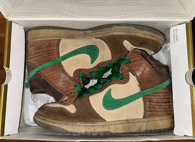 Size 8 - Nike Dunk Premium SB High Tweed Classic Green for sale