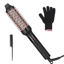 Thermal Brush, 1.5 inch Heated Round Curling Iron Brush for Curls  Volume, f...