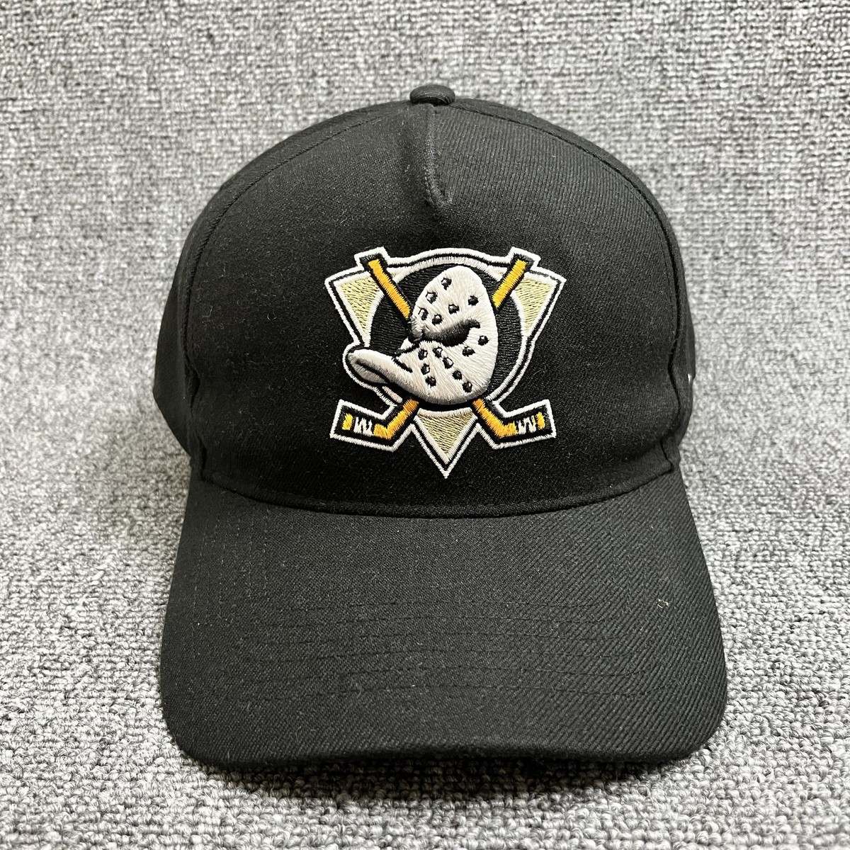 Anaheim Mighty Ducks '47 Brand Hitch Snapback Hat Black Green Underbrim NHL