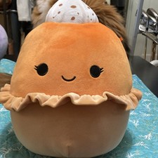 Squishmallows Orange Cupcake Plush Scented Microwavable Reversible 6-14 in