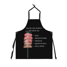 Funny Dad BBQ Apron – Rarest of Them All – Father’s Day Grilling Gift