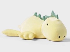 Pillowfort Weighted Plush Yellow Dinosaur - 3lbs.