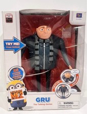 Despicable Me 2 Gru The Talking Genius 11 inch Action Figure 11” Minion RARE NEW