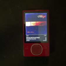 Microsoft Zune 120 Red Digital Media Player 120GB New Battery