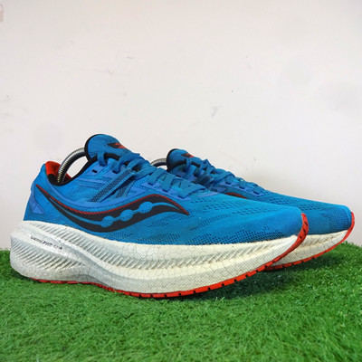 Saucony Turnschuhe Größe 7 Herren blau Triumph 20 Komfort Walking Laufschuhe