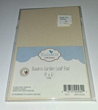 Retraité Elizabeth Craft Design Susans Garden Leaf Pad 4x6 Scrapbooking 5 pièces