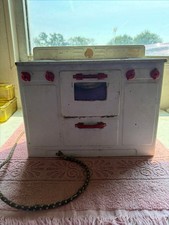 Vintage 1940s  1950s Empire "Little Lady" electric toy stove and kitchen range