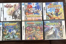 Lot of 6 Mario And More Nintendo DS Cases- No Games Excellent Manuals Included