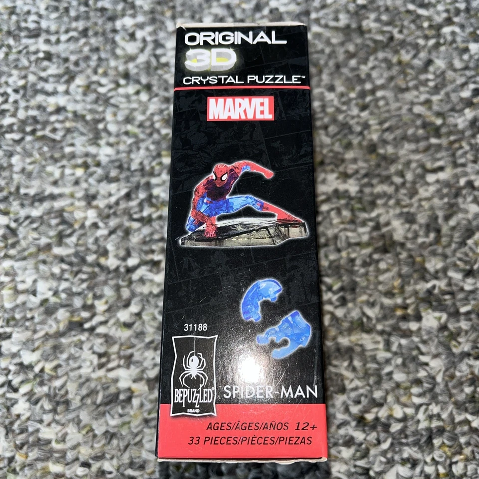 Rompecabezas de cristal 3D BEPUZZLED / MARVEL - ¡SPIDER-MAN!  NUEVO Foto 4 de 4