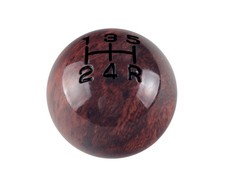DEWHEL Aluminum Classic Weighted Wooden Type R Manual Brown with Black Inlays