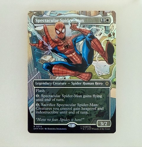 MTG: Spectacular Spider-Man (Borderless) Marvel's Spider-Man Foil