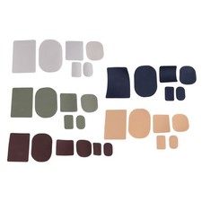 30 Pieces Iron on Fabric Patches Fabric Repair Patches Twill Clothing1155