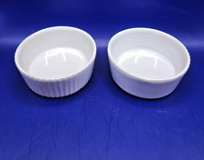 2 Mini Revol La Porcelain Cullunaire  White Dessert Dipping Sauce  R56M  France