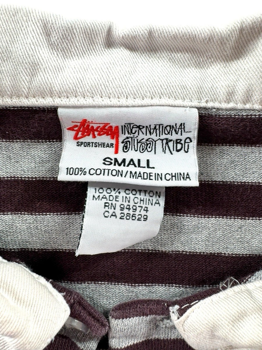 トップス 90s old Stussy boarder polo Vintage Stussy Polos Shirts Vintage Stussy Small Logo Polos Shirts