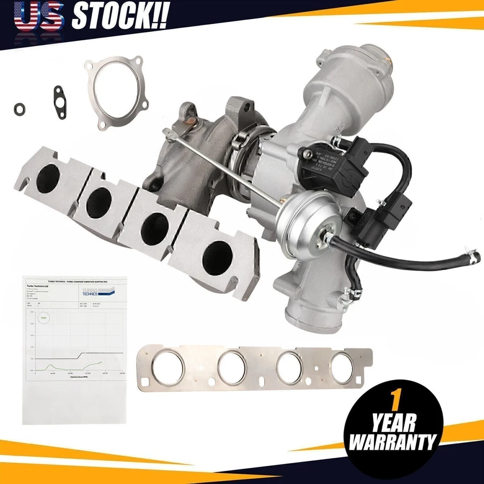 Cargador turbo para Audi A4 A5 VW 2.0 TFSI 2009-2012 Quattro 06H145702G 06H145702L Foto 4 de 4